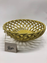Load image into Gallery viewer, Woven Ceramic Fruit Bowl - Large - Lemon