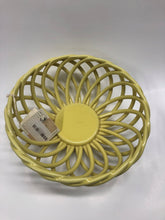 Load image into Gallery viewer, Woven Ceramic Fruit Bowl - Small - Lemon