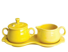 Load image into Gallery viewer, Fiesta Cream &amp; Sugar Tray Set
