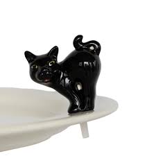 Nora Fleming Mini Black Cat