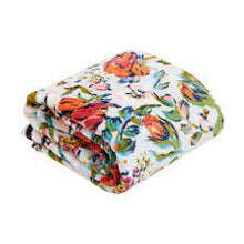 Load image into Gallery viewer, Vera Bradley Plush Throw Blanket - See Air Floral

