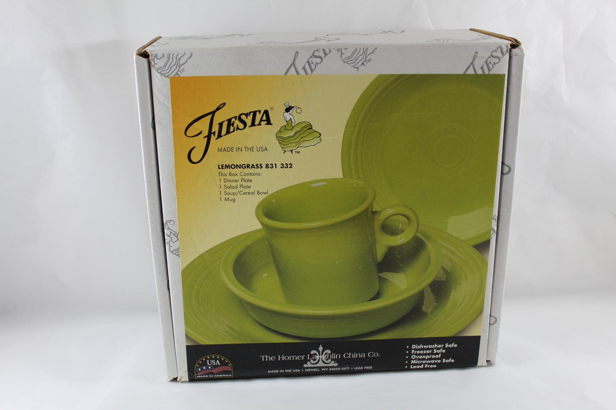 Fiesta PC Place Setting Lemongrass Color – Rice's Gift Gallery