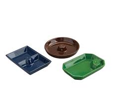 Nora Fleming Dainty Dish Set - Brown/Green/Blue