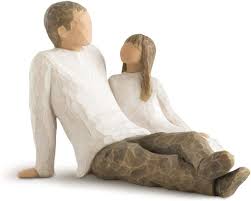 Willow Tree® Figurine - Father and Daughter