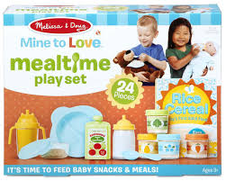Melissa & Doug Mine to Love Bedtime Play Set Mealtime Play Set