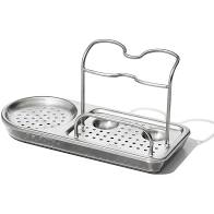OXO Good Grips Stainless Steel Sink Organizer, Silver