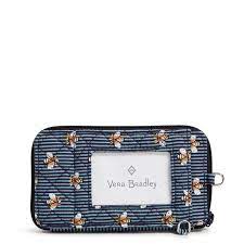 Vera Bradley RFID  Smartphone Wristlet - Bees Navy